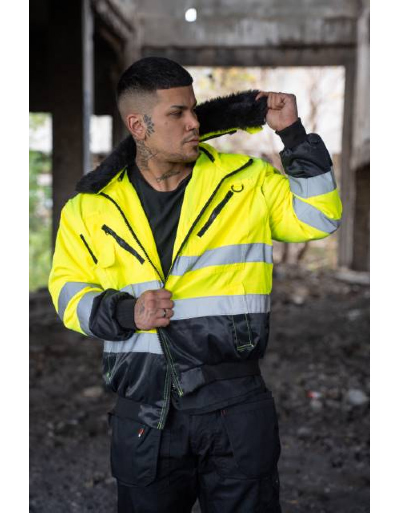 Jachetă de lucru pilot pentru vizibilitate înaltă